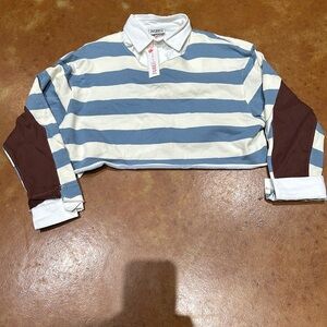 NWT Boutique brand The Greii. Lightweight cropped sweatshirt